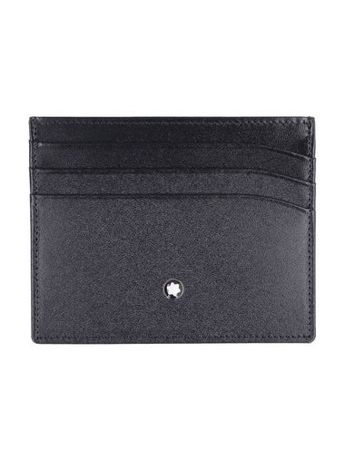 Meisterstuck Leather Card Wallet Black - MONTBLANC - BALAAN 1