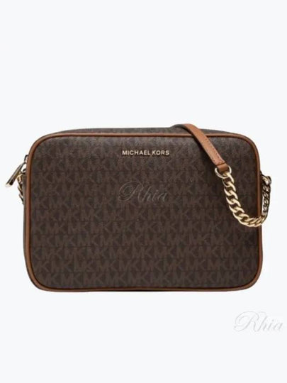 Jet Set Chain Cross Bag Brown - MICHAEL KORS - BALAAN 2