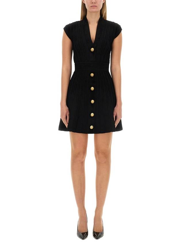 VELVET DRESS - BALMAIN - BALAAN 1