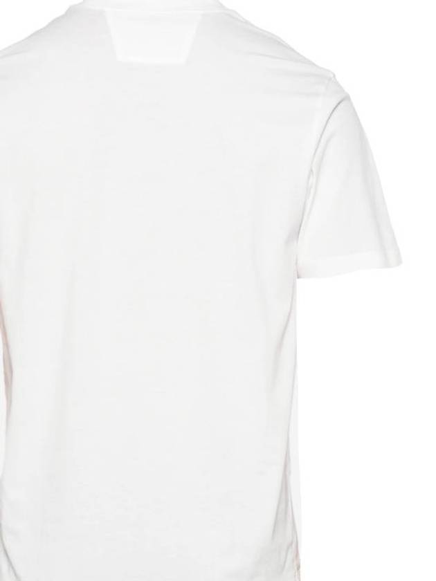 Logo Short Sleeve T-Shirt White - CP COMPANY - BALAAN 4