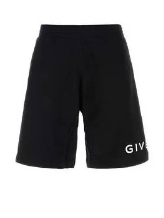 Logo Print Pocket Shorts Black - GIVENCHY - BALAAN 2