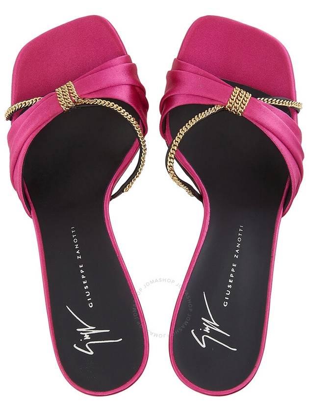 Giuseppe Zanotti Ladies Symonne Fuxia Satin Mules, Brand Size 36 ( US Size 6 ) - GIUSEPPE ZANOTTI - BALAAN 3