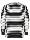 Red Heart Stripe T Shirt AX T164 051 1 - COMME DES GARCONS - BALAAN 3