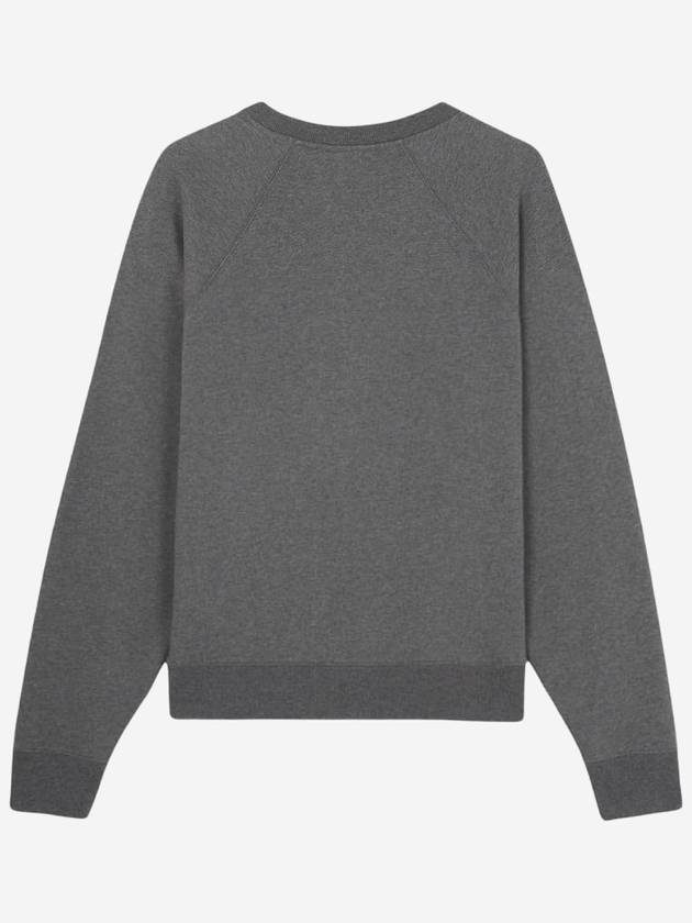 Bold Fox Head Patch Oversized Sweatshirtt Grey - MAISON KITSUNE - BALAAN 3