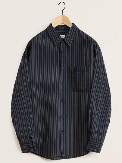 Striped Long Sleeve Shirt Black - LEMAIRE - BALAAN 2