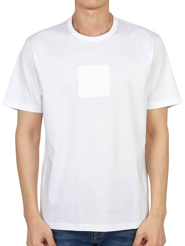 Men's Metropolis Pocket Jersey Short Sleeve T-Shirt White - CP COMPANY - BALAAN 2