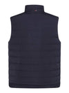 4 Bar Poly Twill Down Vest Navy - THOM BROWNE - BALAAN 3