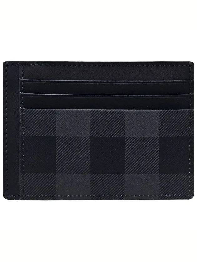 Check Money Clip Card Wallet Grey - BURBERRY - BALAAN 4