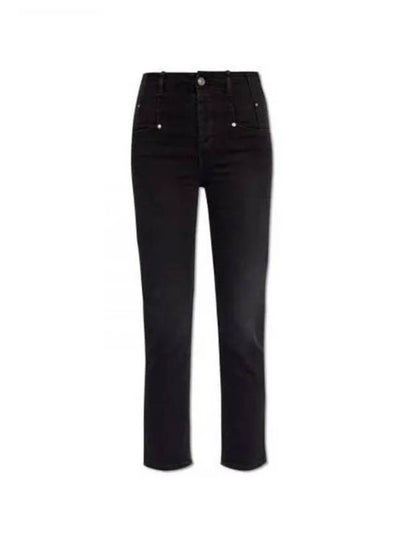 Niliane Slim Denim Jeans Black - ISABEL MARANT - BALAAN 2