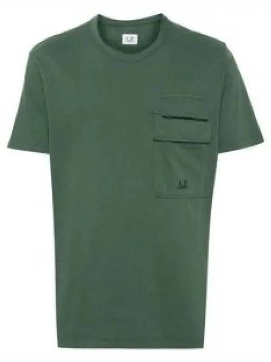 Sweatshirt 20 1 Jersey Flap Pocket T Shirt 16CMTS211A 005697G 649 Jersey Flap Pocket - CP COMPANY - BALAAN 2