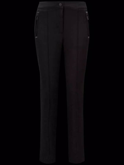 Grenoble Slim Fit Pants Black - MONCLER - BALAAN 2