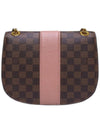 Women s N64418 Damier Eben White Pink Gold Chain Shoulder Bag Cross - LOUIS VUITTON - BALAAN 5