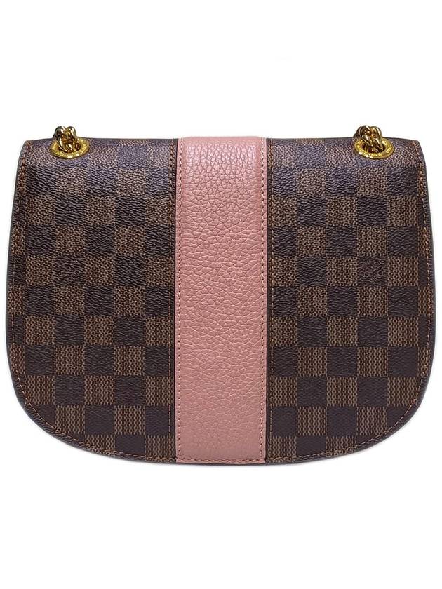 Women s N64418 Damier Eben White Pink Gold Chain Shoulder Bag Cross - LOUIS VUITTON - BALAAN 5