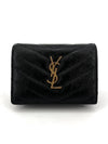 Monogram gold flap card wallet 530841 - SAINT LAURENT - BALAAN 2