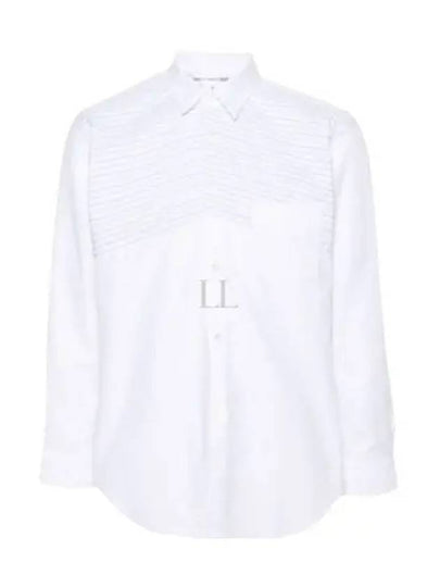 Striped Long Sleeve Shirt White - COMME DES GARCONS - BALAAN 2