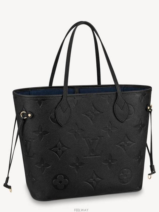 Neverfull MM Monogram Empreinte Tote Bag Noir - LOUIS VUITTON - BALAAN 2