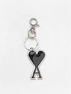 Heart Logo Keyring Black - AMI - BALAAN 3