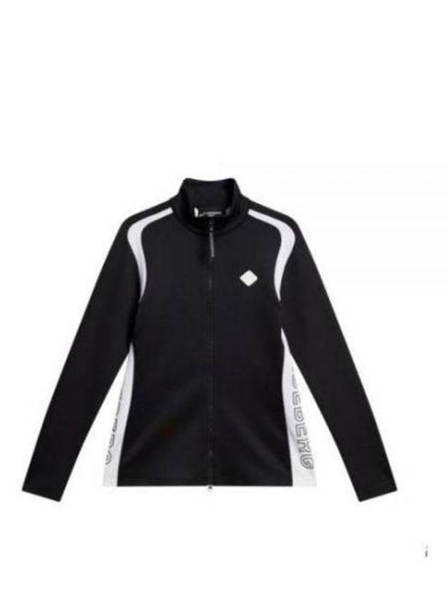 Solar Full Zip Mid Layer Zip Up Jacket Black - J.LINDEBERG - BALAAN 2