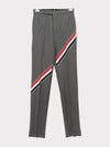 Diagonal Striped Wool Slacks Medium Grey - THOM BROWNE - BALAAN 3