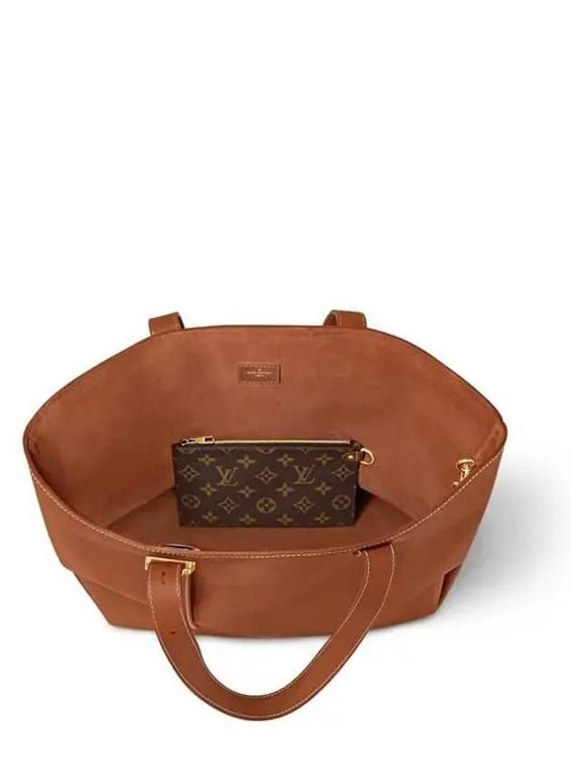 Low Key Cabas Tote Bag Cognac - LOUIS VUITTON - BALAAN 4