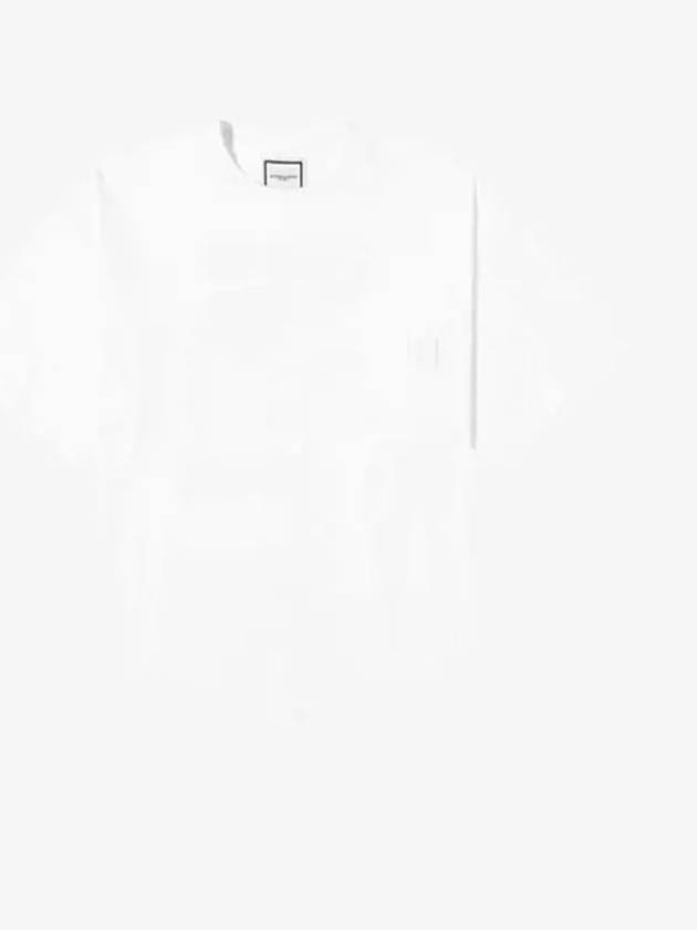 Jellyfish Back Logo Cotton Short Sleeve T-Shirt White - WOOYOUNGMI - BALAAN 2