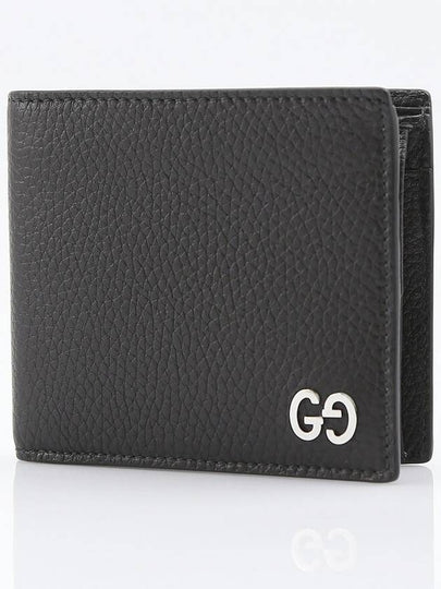 GG Metal Logo Half Wallet Black - GUCCI - BALAAN 2