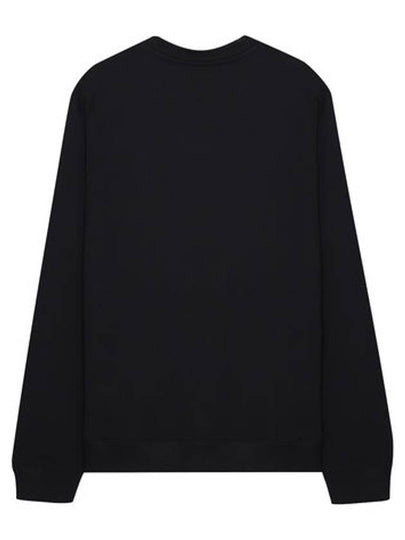 Box Logo Cotton Sweatshirt Black - MSGM - BALAAN 2