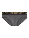 Greca Border Briefs Grey - VERSACE - BALAAN 8