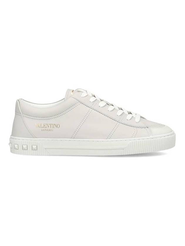 Men's Cityplanet Leather Low Top Sneakers White - VALENTINO - BALAAN 1