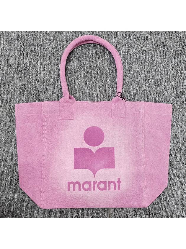 Yenky Small Cotton Tote Bag Pink - ISABEL MARANT - BALAAN 3