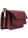 Trunk East West Shoulder Bag Wine - MARNI - BALAAN 5