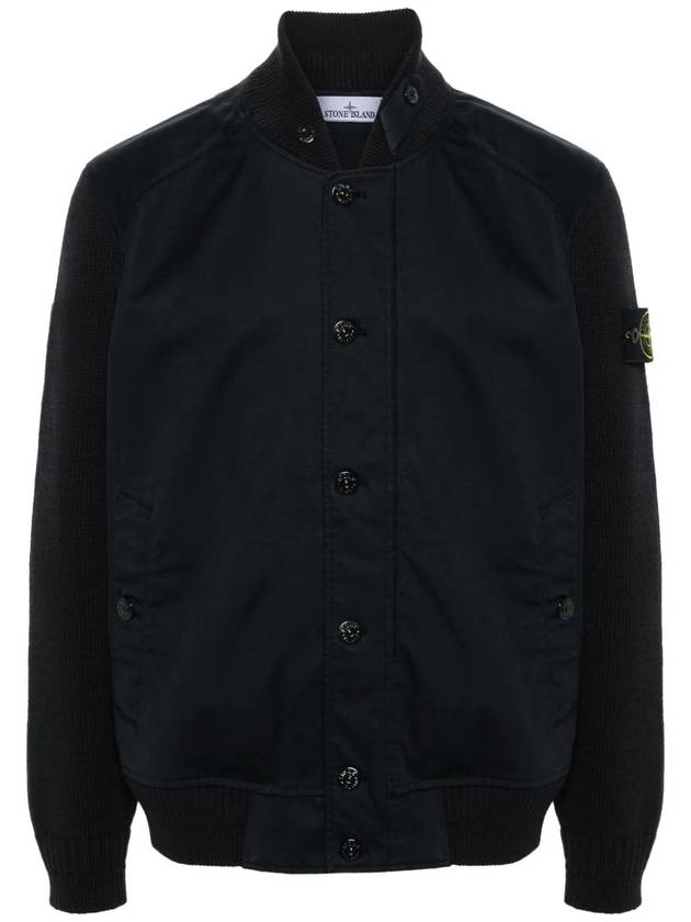 Compass Logo Bomber Jacket - STONE ISLAND - BALAAN 1