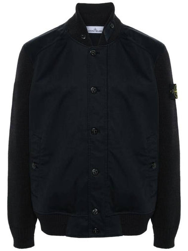 Compass Logo Bomber Jacket - STONE ISLAND - BALAAN 1