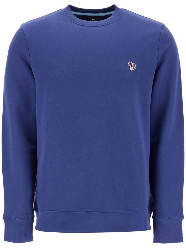 zebra patch crewneck sweatshirt - PAUL SMITH - BALAAN 1