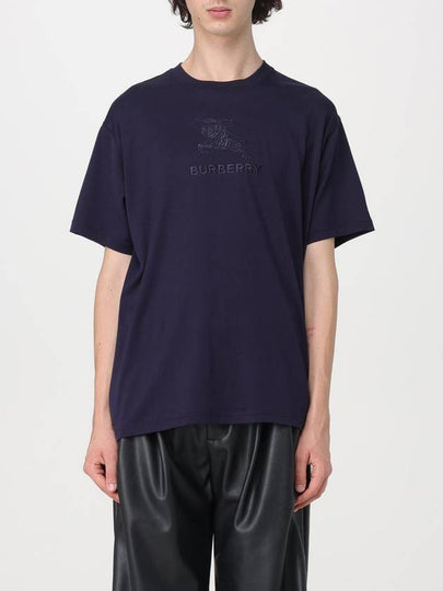 Short Sleeve T-Shirt 8072008 SMOKED NAVY - BURBERRY - BALAAN 2