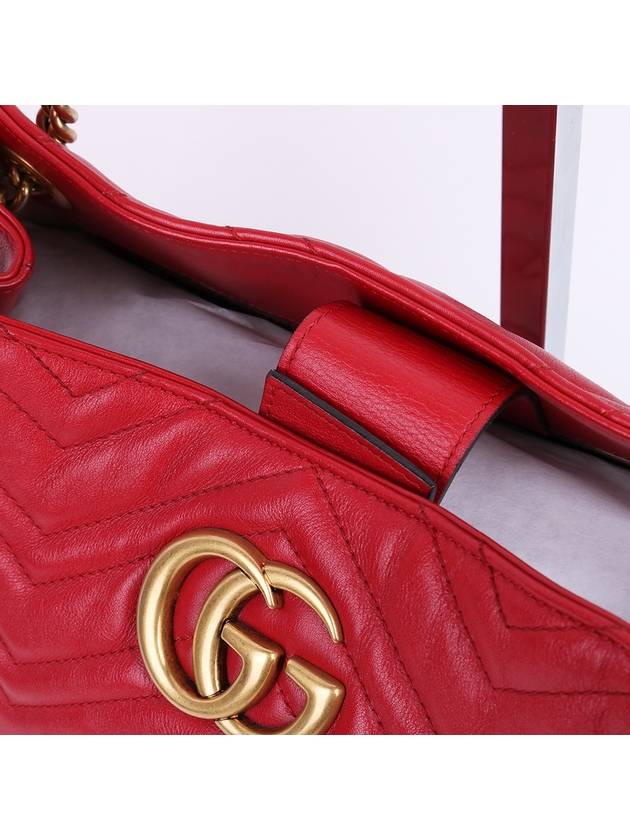 GG Gold Marmont Matelasse Medium Chain Bag 453569 - GUCCI - BALAAN 6