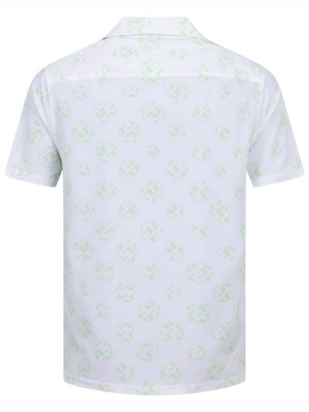 Men's Print Resort Reg Fit Short Sleeve Shirt White - J.LINDEBERG - BALAAN 6