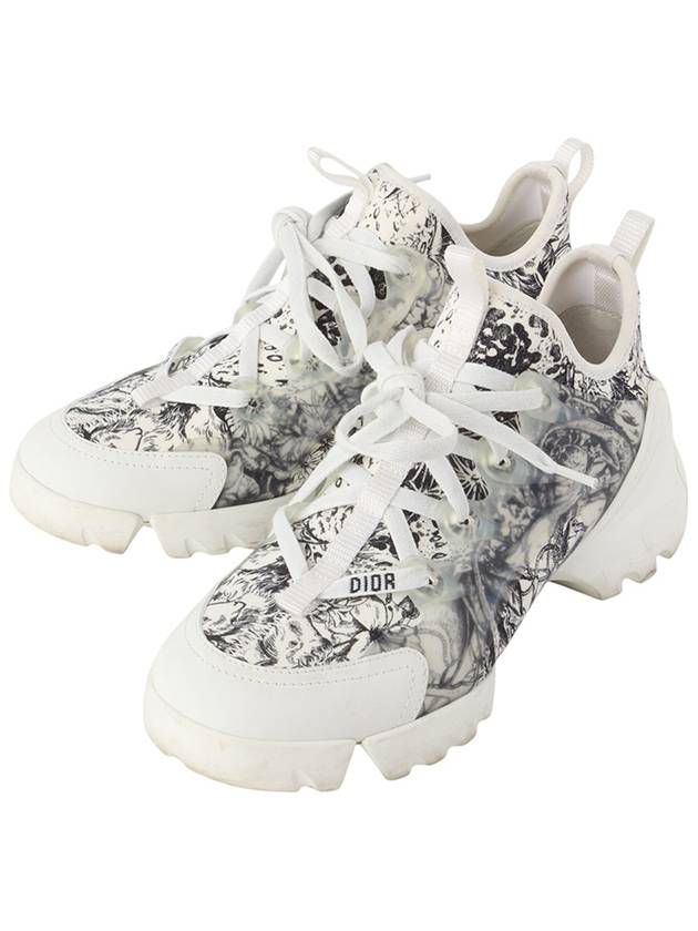 KCK302ZPN D Connect Zodiac Print Sneakers 35 1 2 Size Department Store Invoice 34258 5 - DIOR - BALAAN 3