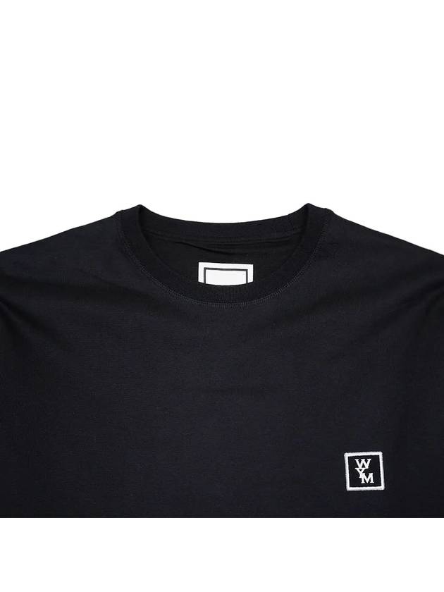 Cotton Back Logo Long Sleeve T-Shirt Black - WOOYOUNGMI - BALAAN 5