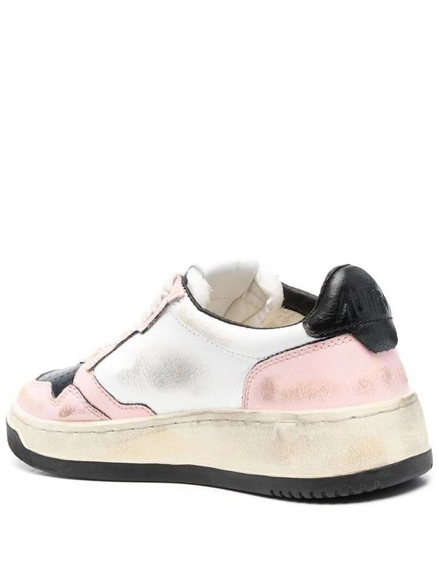 Women's Medalist Super Vintage Low Top Sneakers Pink - AUTRY - BALAAN 4