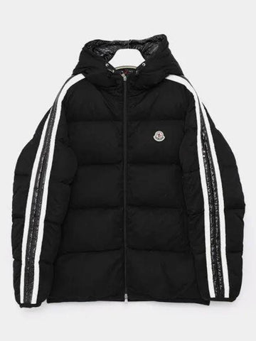 Sanbesan patch logo hooded padded men s jacket 1A00237 899RX 999 271259 1040497 - MONCLER - BALAAN 1