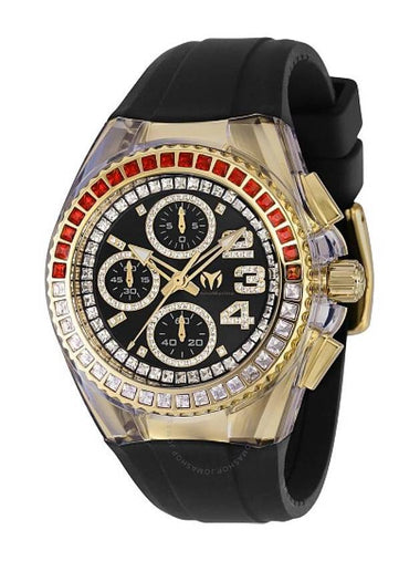 Technomarine Cruise Star Chronograph Quartz Crystal Black Dial Ladies Watch TM-121050 - TECHNOMARINE - BALAAN 1