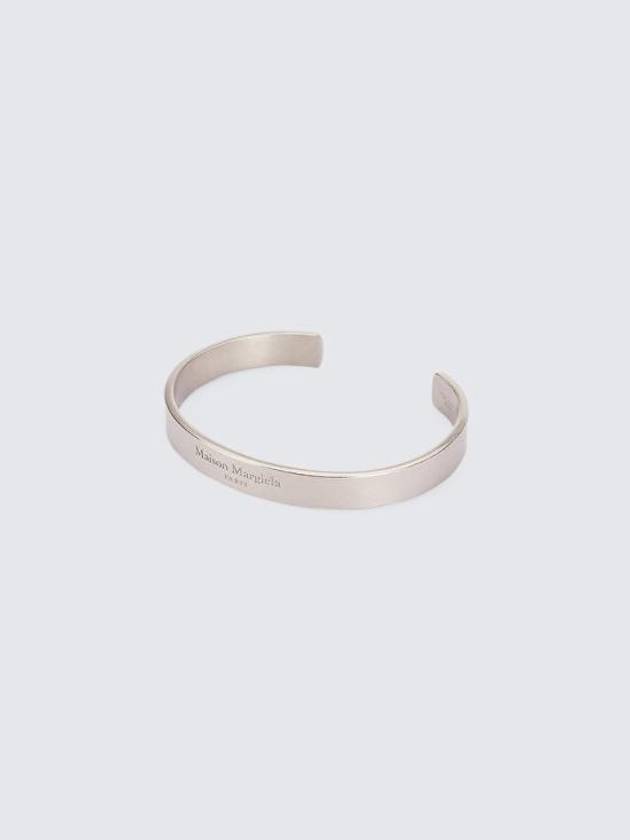 Ingraving Logo Cuff Bracelet Silver - MAISON MARGIELA - BALAAN 3