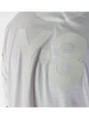 Classic Back Logo Print Short Sleeve T-Shirt White - Y-3 - BALAAN 5