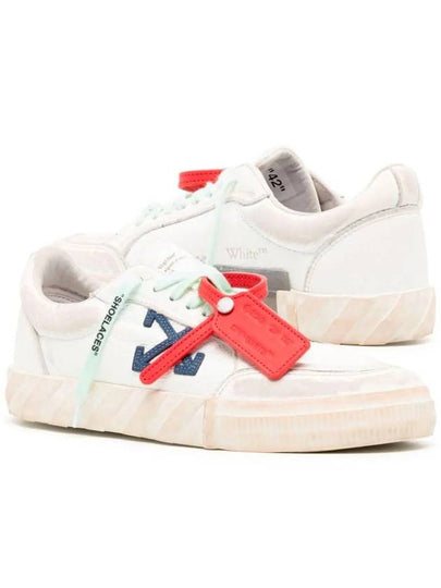 Arrow Vintage Vulc Leather Low-Top Sneakers White - OFF WHITE - BALAAN 2