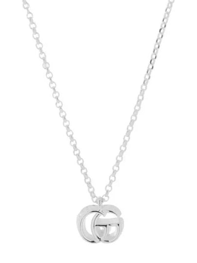 GG Marmont 925 Sterling Silver Necklace Silver - GUCCI - BALAAN 2