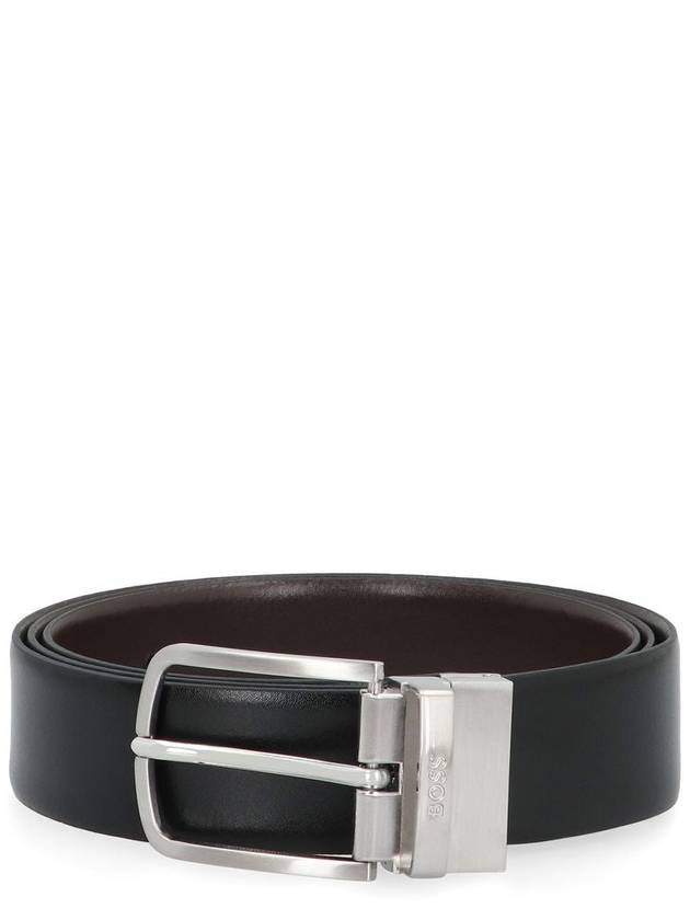 engraved logo leather belt 50491871 - HUGO BOSS - BALAAN 3