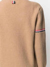 Women s Arm Banding Overwashing Cashmere Turtleneck Knit Camel FKA328A Y1501 275 - THOM BROWNE - BALAAN 2