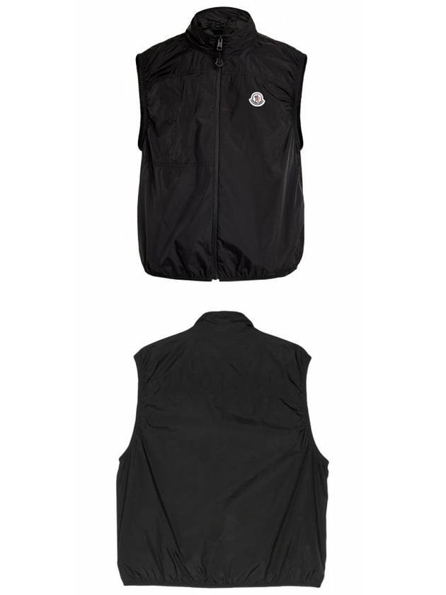 1A00122 5396L 999 ARASHI Arashi logo patch vest black men's vest TJ - MONCLER - BALAAN 4