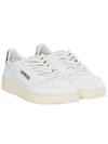 Medalist Green Tab Leather Low Top Sneakers White - AUTRY - BALAAN 3